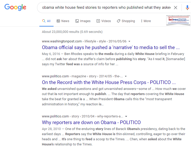 ObamaOfficialFedLinesToMediaThatNewsPublishedGoogleMHProNews