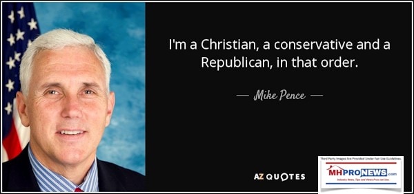 VPFrmGovMikePencePhotoQuoteImAChristianConservativeandRepublicanInThatOrderQuoteableQuoteMHProNews