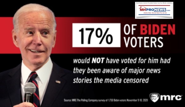 17PercentofBidenHarrisVotersWouldNotHaveVotedForHimHadTheyKnownAboutStoriesMediaCensoredMHProNews