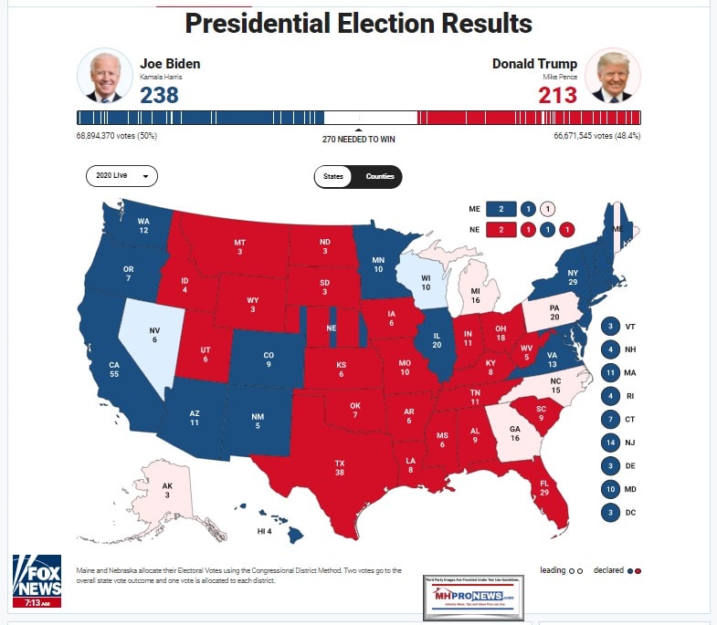 2020PresidentialElectionResults7.13AM.ETFoxElectoralCollegeMapMHProNews