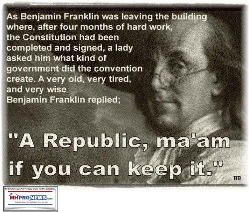 BenFranklinImageWhatKindOfGovernmentARepublicMadamIfYouCanKeepItquoteMHProNewsLogo