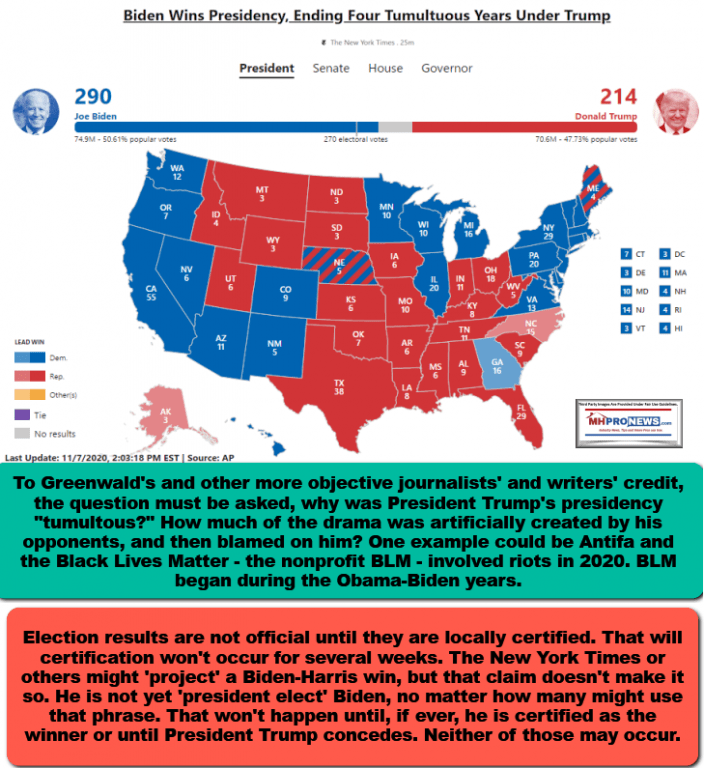 NYTimesJoeBidenElectoralCollegeWinMapProjectingVictoryMHProNewsFactCheckAnalysisCommentary