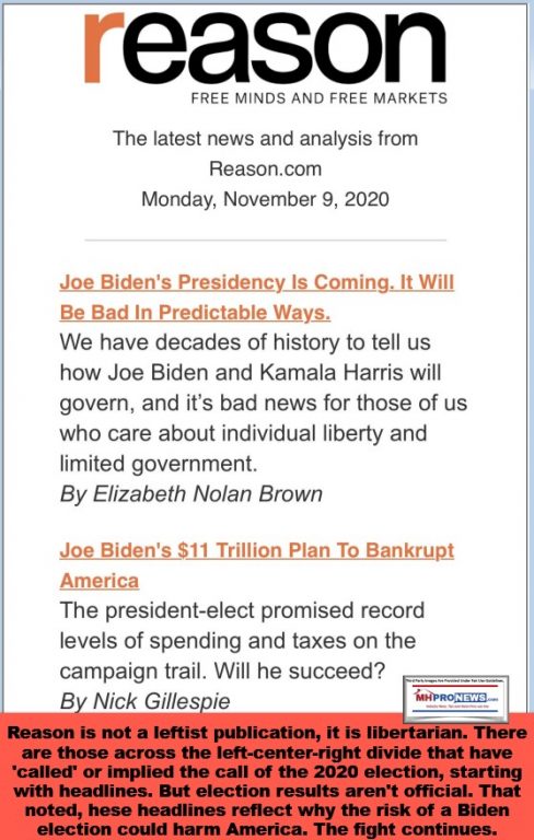 ReasonLogoFreeMindsFreeMarketsTagLineJoeBidenPresidencyCostsRisksHeadlinesMHProNews11.9.2020Logo