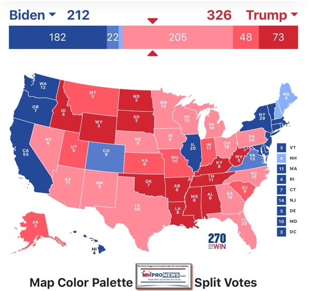 TrumpsWinsMap324ElectoralCollegeVoteMap270toWinMHProNews