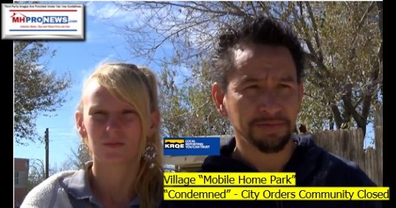 VillageMobileHomePark1114eBlandStCondemnedCityRoswellNMOrdersCommunityClosedMHProNews