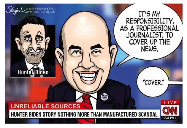 BrianStelzerUnreliableSourcesHunterBidenMyJobAsJournalistToCoverUPNewsStiglichCartoonMHProNews