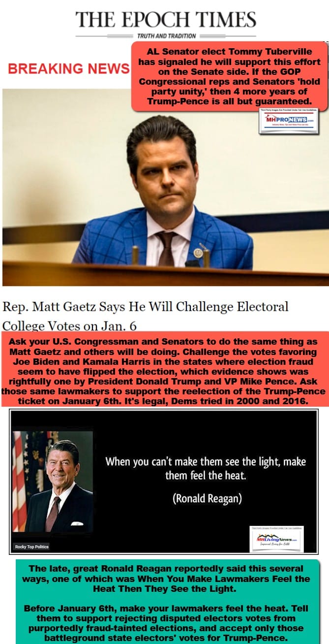 StopTheStealMakeGOPFeelTheHeatTheyWillSeeTheLightMattGaetzChallengingElectoralCollegeVotesJanuary6th