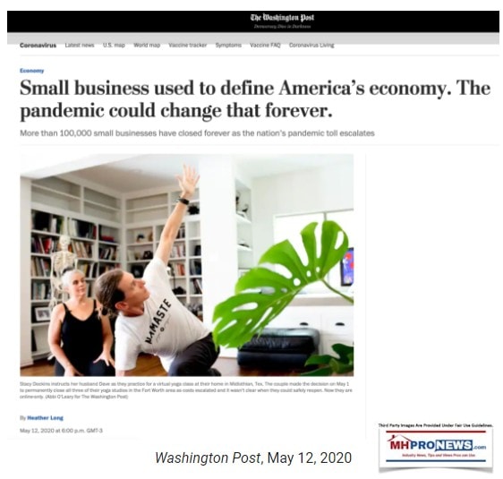 WashingtonPostSmallBusinessUsedToDefineEconomyPandemicMayChangeThatForeverGlennGreenwaldNewsAnalysis