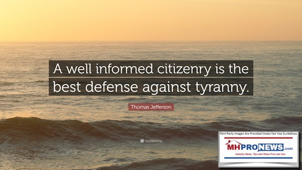 WellInformedCitizenryBestDefenseAgainstTyrannyQuoteThomasJeffersonMHProNews