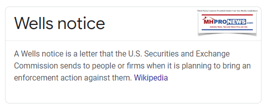 WellsNoticeDefinedWikiSecuritiesExchangeCommissionMHProNews