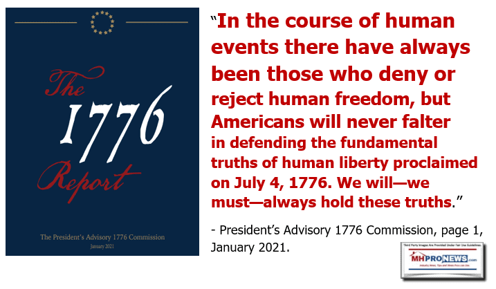 1776CommissionReportQuoteAmericansWillNeverFalterWeMustAlwaysHoldTheseTruthsMHProNewsQuoteableQuote