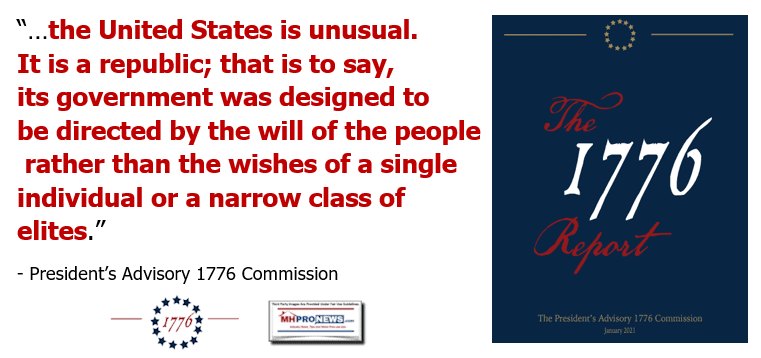 1776CommissionReportQuoteUSIsRepublicGovtDirtectedByWillOfPeopleRatherThanWishesSingleIndividualOrNarrowClassOfElitesMHProNewsQuoteableQuote