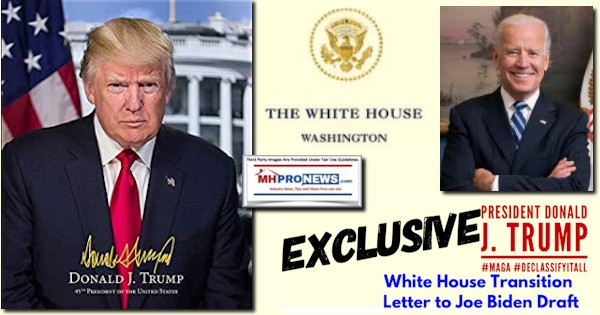 EXCLUSIVE-PresidentDonaldJTrump#MAGA#DeclassifyItAllWhiteHouseTransitionLetterJoeBidenDraftMHProNews