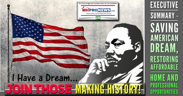 JoinThoseMakingHistory!ExecutiveSummarySavingAmericanDreamRestoringAffordableHomeProfessionalOpportunitiesMastMHProNews