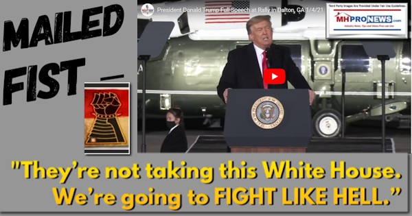 MailedFistPresTrumpDaltonGATheyreNotTakingThisWhiteHouseWeAreGoingtoFIGHTlikeHELLQuoteMHProNews