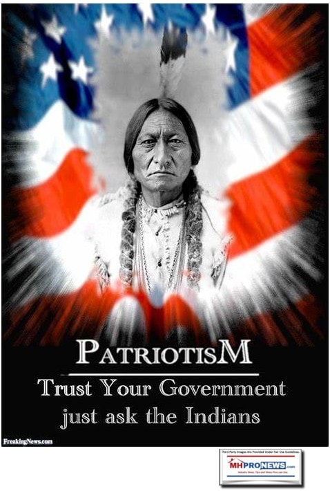 PatriotismSilencingVoicesTrustYourGovernmentSeeWhatHappenedToNativeAmericanIndiansMHProNewsQuote