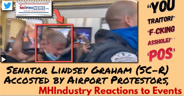 YouTraitorFuckingAssholePieceOfShitPOSsenLindseyGrahamSCrAssostedAirportProtestorsPhotoVideoMHIndustryReachtionsMHProNews