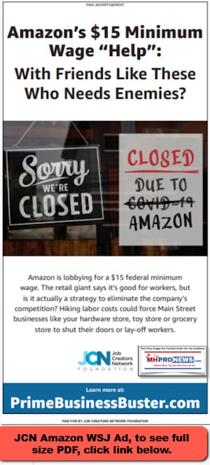 Amazon$15HourWageSmallBusinessAlertJCNFoundationLogoMHProNewsLogo