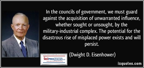 DwightDEisenhowerIKEpicQuoteGovtMustGuardAgainstInfluenceMilitaryIndustrialComplexDisasterousMisplacedPowerExistsPersistsQuoteableQuoteMHproNews