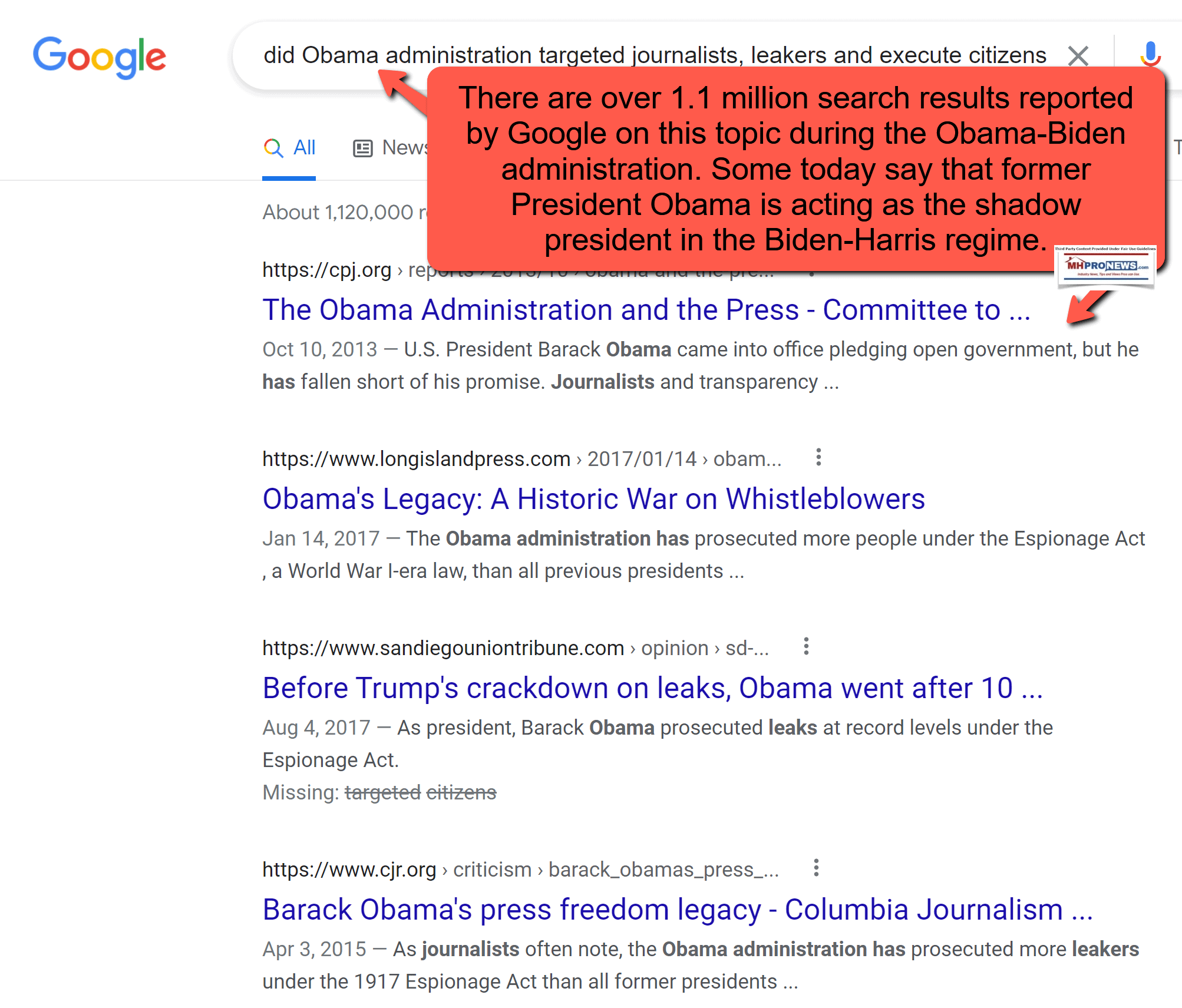 GoogleSearchObamaAdminTargetedJournalistsWhistleblowersExecutedCitizensMHProNews