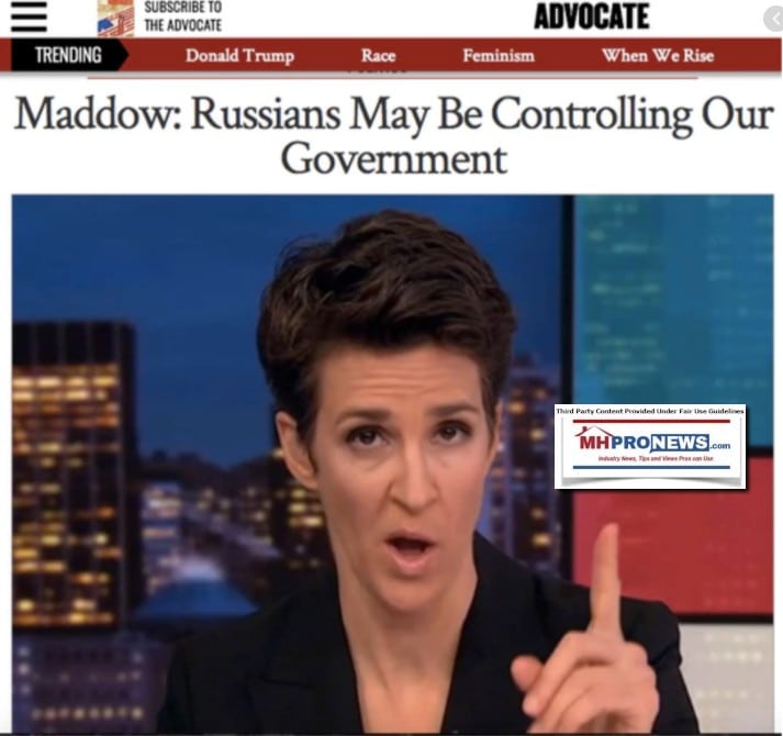 RachelMaddowPhotoRussiansControllingGovtScreenGlenGreenwaldNewsAnalysisMHProNews