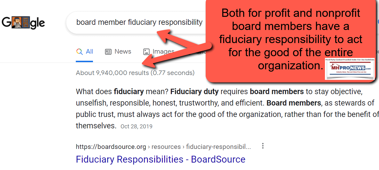 BoardMemberFiduciaryResponsibilityBoardSourceGoogleMHProNewsFactCheckReport