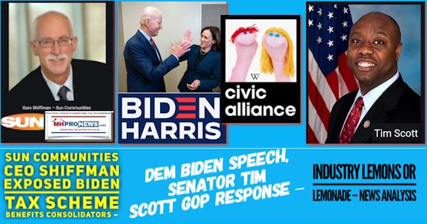 ShiffmanBidenHarrisSockPuppetsPhotosCivicAllianceSunCommunitiesLogosSenTimScottPicMHProNews