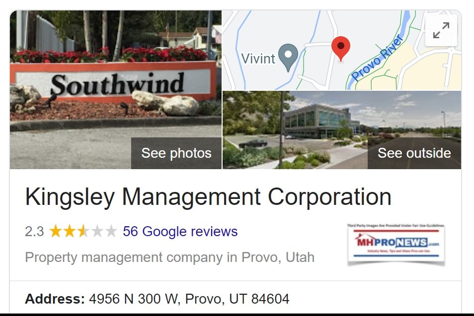 KingsleyManagementGoogleRatingMHProNews2.3stars5.12.2021