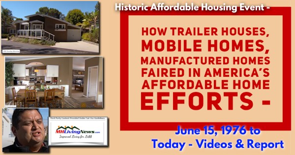 CBSpicsHistoricAffordableHousingTrailerHousesMobileHomesManufacturedHomesFaired45thAnniversaryHUDCodeManufacturedHomesAffordableHousingEffortsJune15.1976toTodayVideosReports