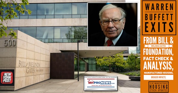 WarrenBuffettExitsBillMelindaGatesFoundationFactCheckAnalysisManufacturedHousingBroaderImpactPlusManufacturedHousingStockUpdates