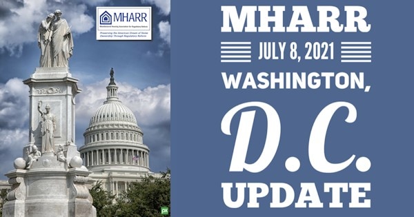 ManufacturedHousingAssociationRegulatoryReformLogoManufacturedHousingAssocRegulatoryReformJuly8-2021WashingtonDCUpdate