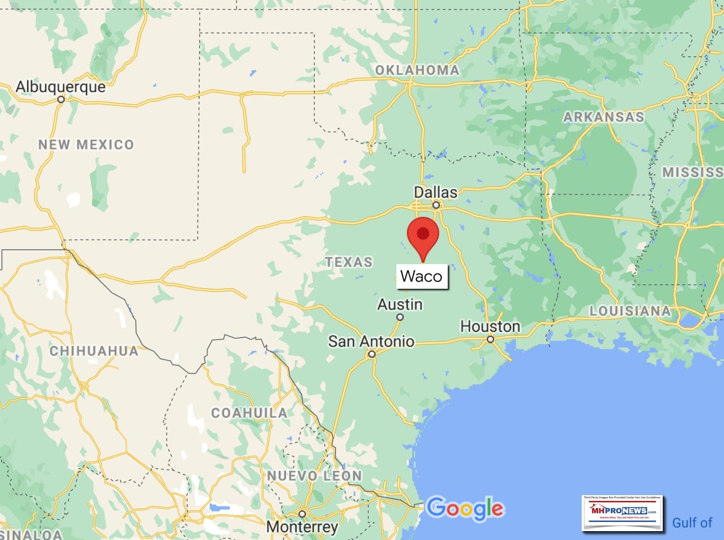 WacoTexasMapGoogle2MHProNews