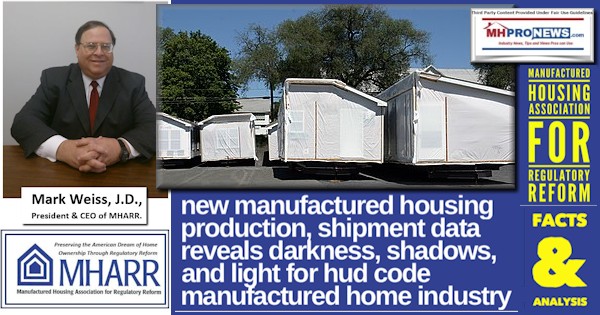 Aug2021ManufacturedHousingProductionShipmentDataRevealsDarknessShadowsLightHUDcodeManufacturedHomeIndustryAnalysisManuHousingAssocRegReformMHARRlogoMarkWeissPicMastMHProNews