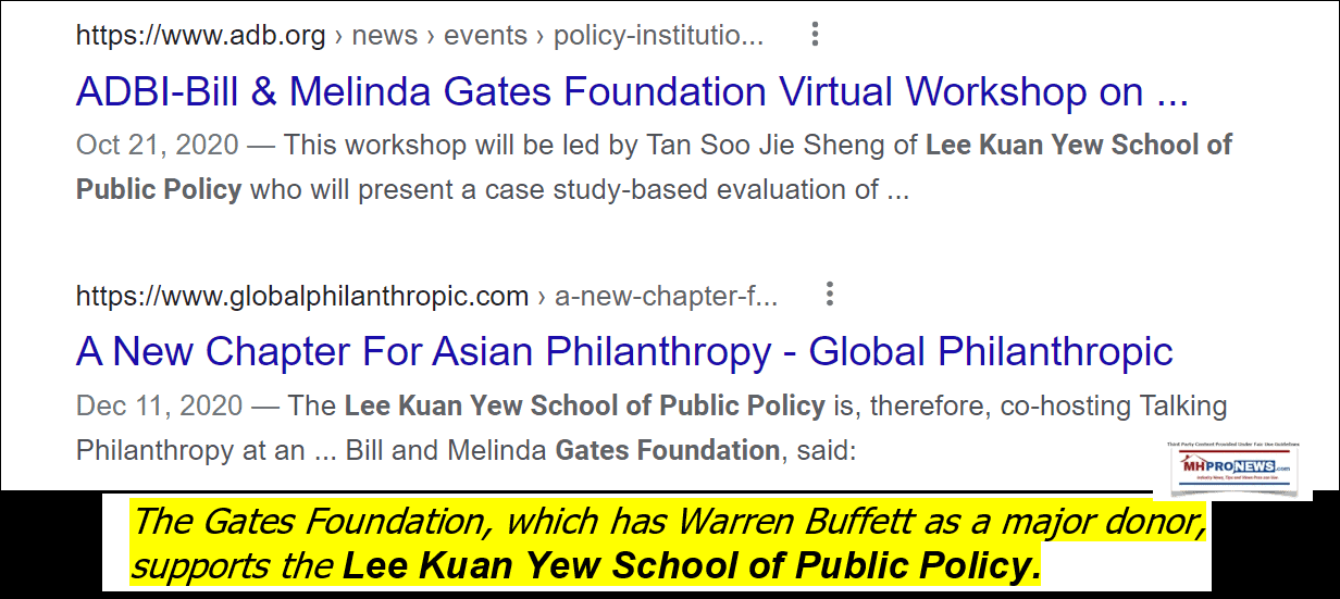 GatesFoundationLeeKuanYewSchoolPublicPolicyGoogleSearch