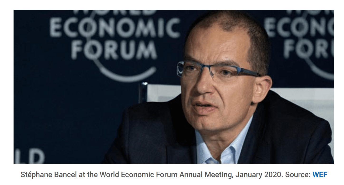 StephaneBancelWorldEconomicForumAnnualMeetingJanuary2020WEFphotoCredit