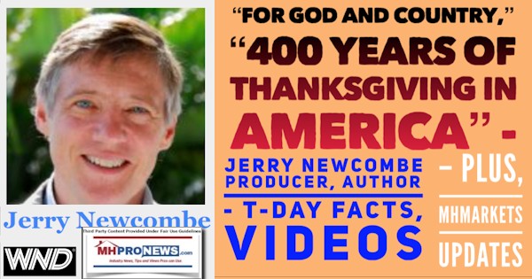 ForGodAndCountry400YearsOfThanksgivingInAmericaJerryNewcombeProducerAuthorThanksgivingDayFactsVideosPlusMHMarketUpdatesMHProNews