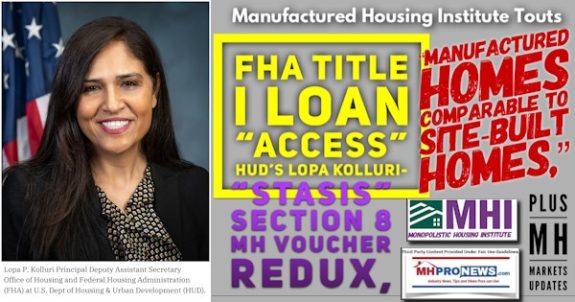 LopaKolluriDeptyAstSecFHA-HUD-FHATitleI-ManHousingInstituteManufacturedHousingComparableSiteBuiltHomesStasisSection8VouchersManufacturedHomes