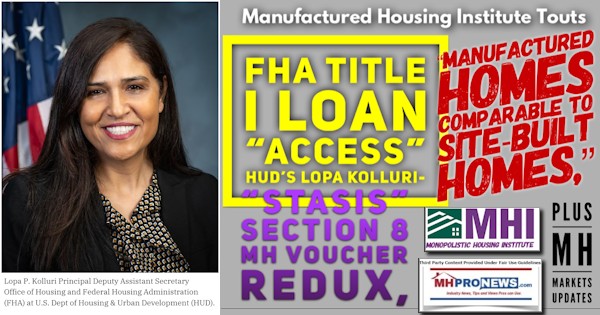 LopaKolluriDeptyAstSecFHA-HUD-FHATitleI-ManHousingInstituteManufacturedHousingComparableSiteBuiltHomesStasisSection8VouchersManufacturedHomes