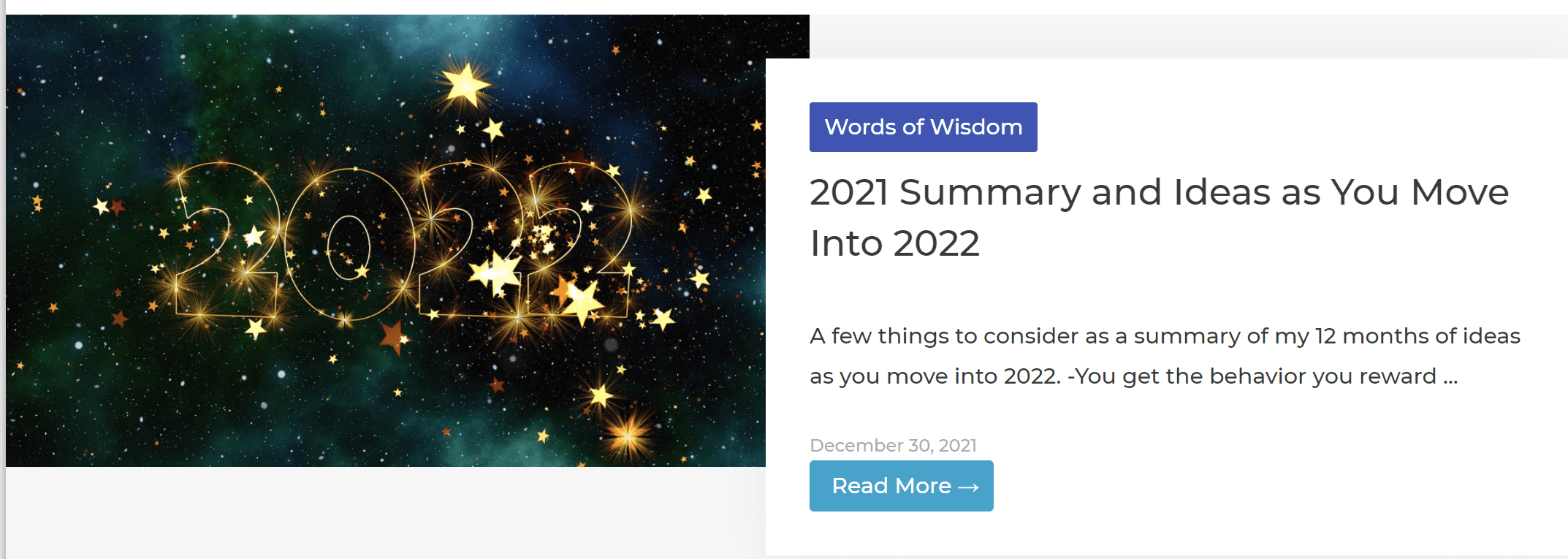 2022SummaryIdeasYouMoveInto2021dec2021WordsofWisdom