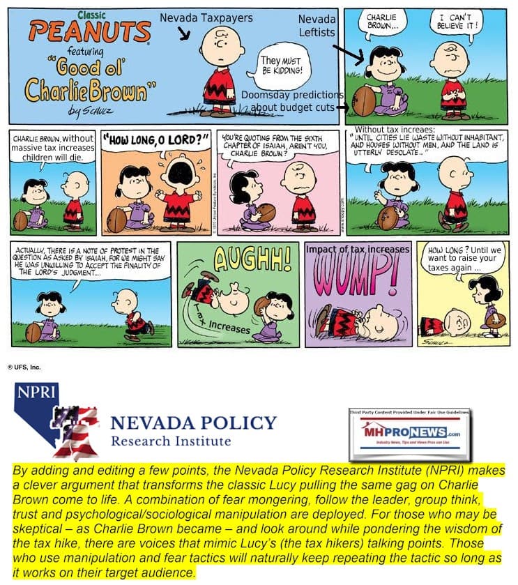 ClassicPeanutsLucyPullingFootballAwayfromCharlineBrownCartoonNevadePolicyResearchCenterLogoCommentsMHProNews