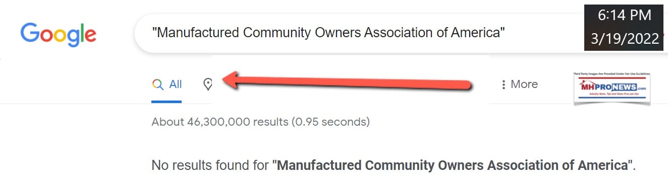 NoResultsManufacturedCommunityOwnersAssociationOfAmericaGoogle6..14PM3.19.2022