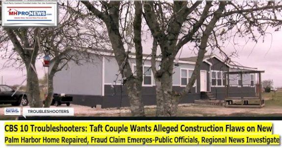 CBS 10 Troubleshooters: Taft Couple Wants Alleged Construction Flaws on New Palm Harbor Home Repaired, Claim Fraud, Public Officials and Regional News Investigate