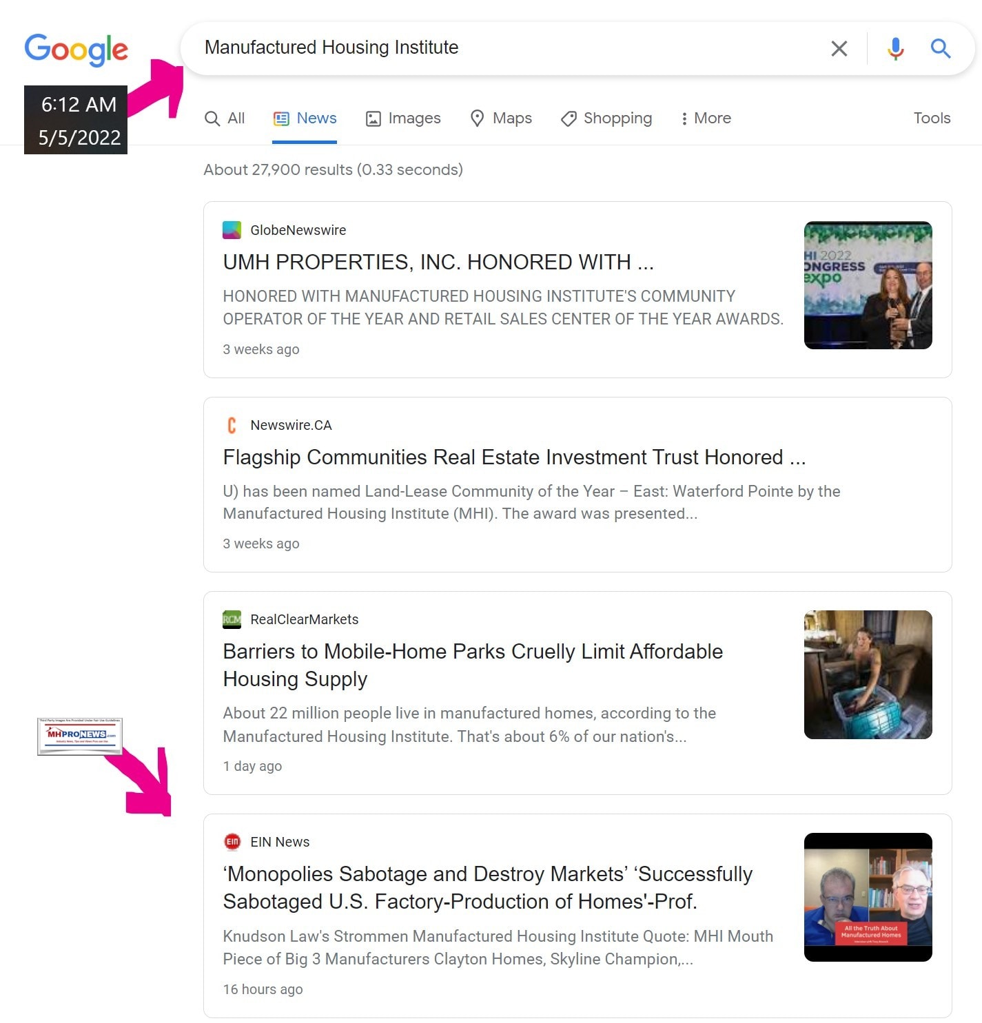 ManufacturedHousingInstitute2022-05-05GoogleSearchResultMHProNews