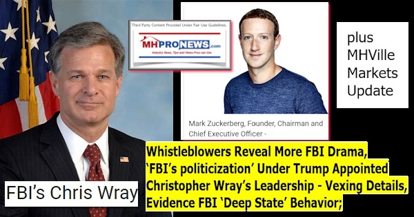 WhistleblowersRevealMoreFBIdramaFBIpoliticizationUnderTrumpAppointedChristopherWrayLeadershipVexingDetailsEvidenceFBIdeepStateBehaviorPlusMHVilleMarketsUpdateMHProNews