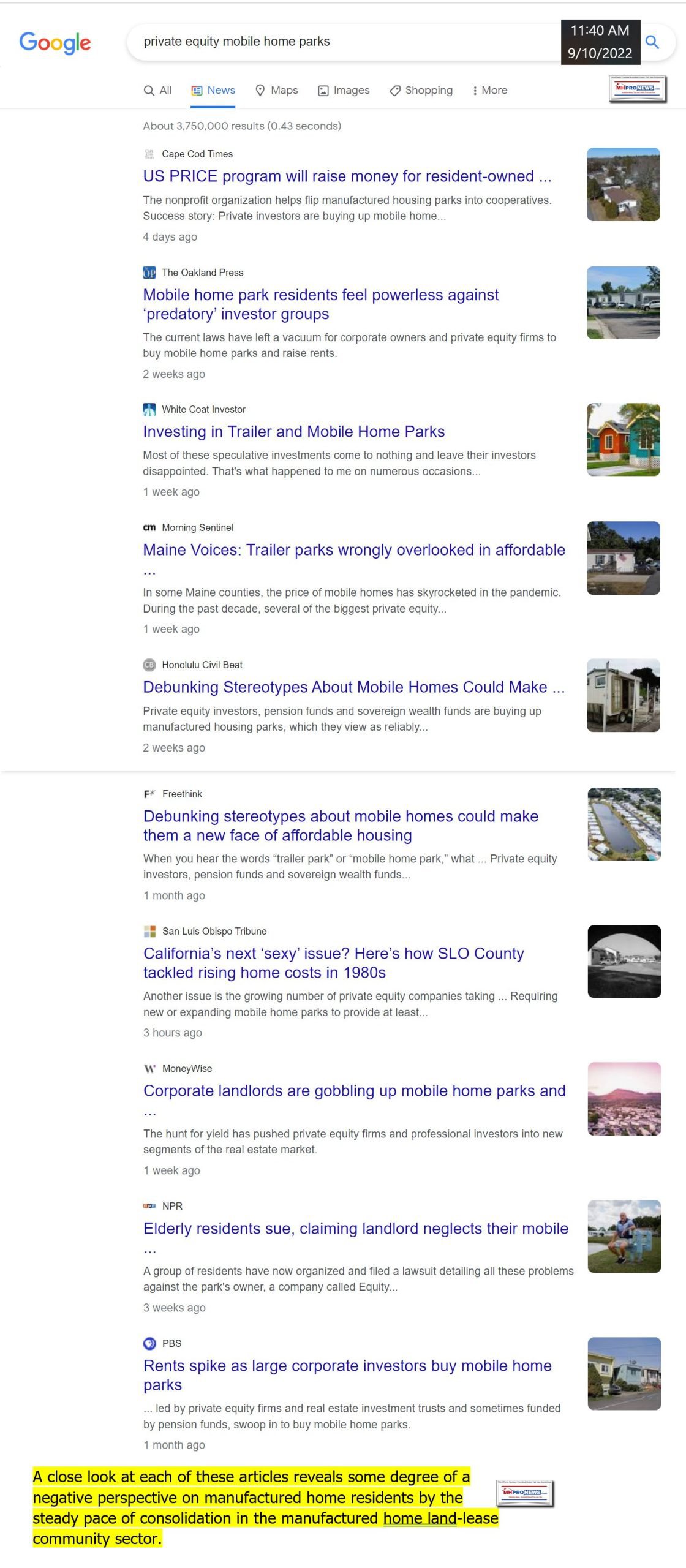 GoogleMobileHomeParksPrivateEquityMHProNewsFactCheckScreenshot2022-09-10 113633