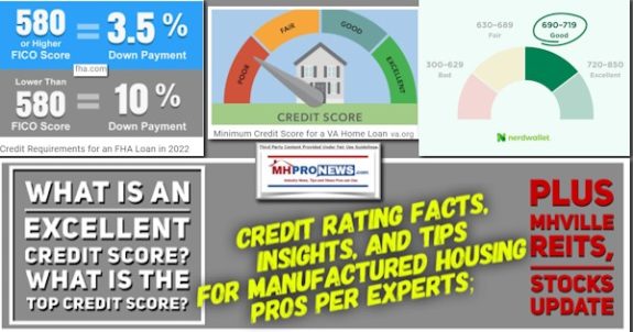 WhatIsAnExcellentCreditScoreWhatIsTheTopCreditScoreCreditRatingFactsInsightsTipsForManufacturedHousingProsPerExpertsPlusMHVilleREITsStocksUpdateMHProNews