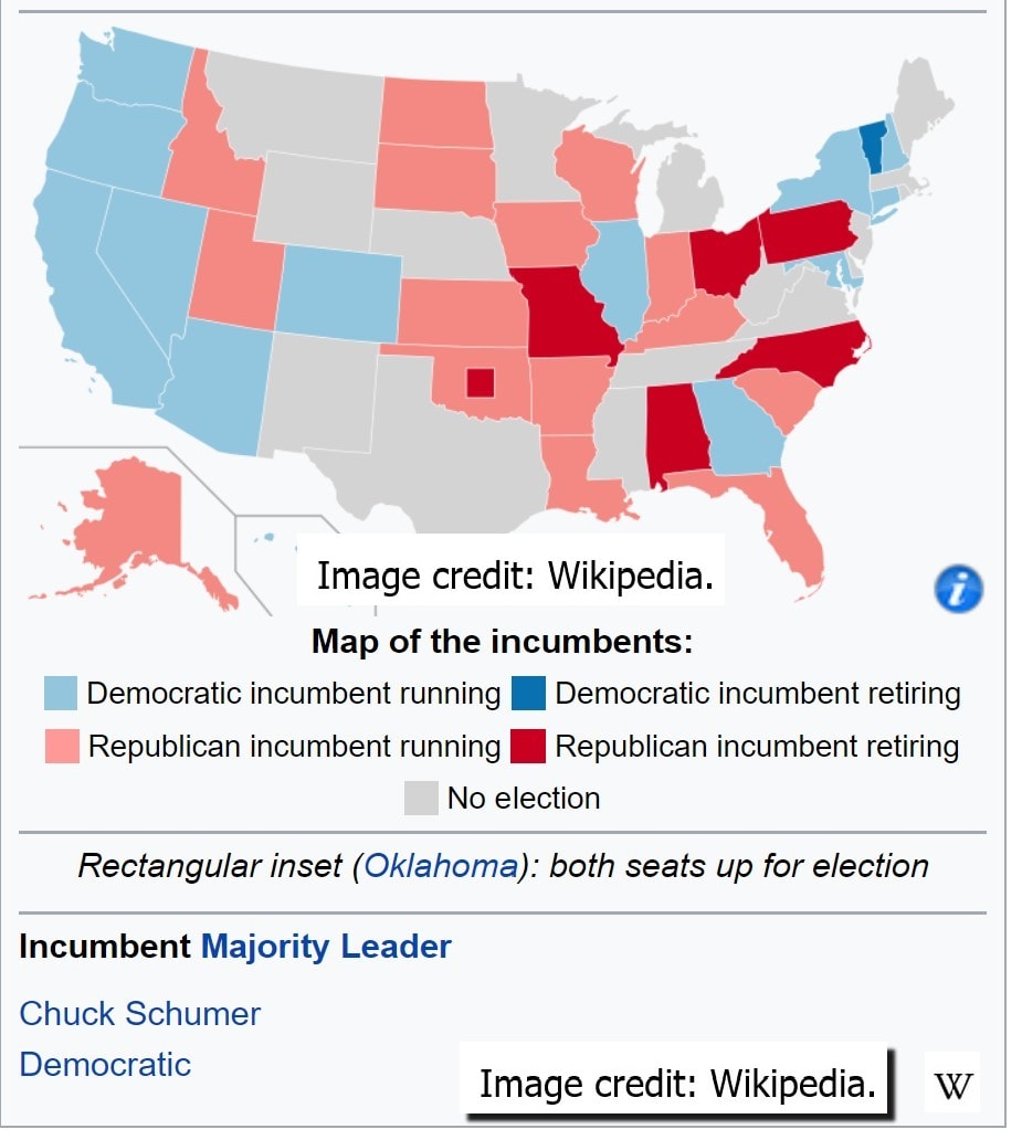 U.S.2022SenateContestMapsPerWikipedia