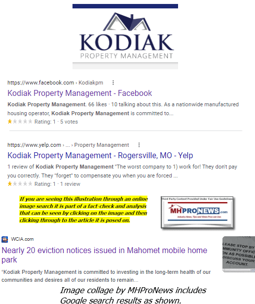 KodiakPropertyManagement11.23.2022FacebookRated1StarMHProNews
