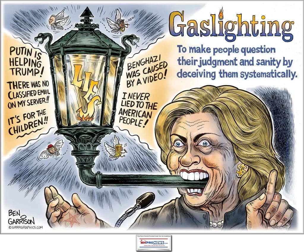 BenGarrisonCartoonHillaryClintonGaslightingExamplesMHProNews