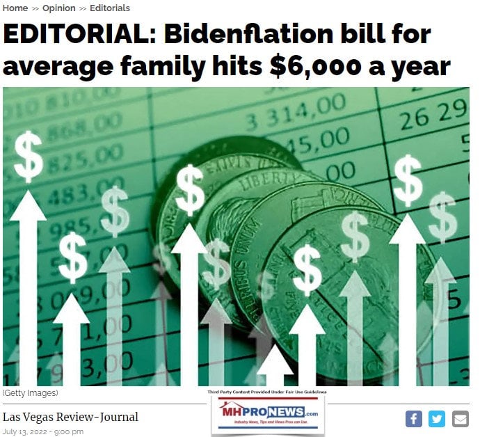 EditorialBidenFlationBillForAverageFamilyHits6000DollarsAnnuallyAYearLasVegasReviewJournalMHProNews